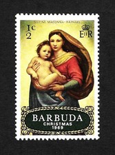 1969 Barbuda Stamp Scott # 39 MNH/OG CV $.25