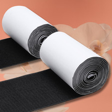 4.4 Inches x 7 Feet Strong Sticky Back Heavy Duty Hook and Loop Tape Adhesive