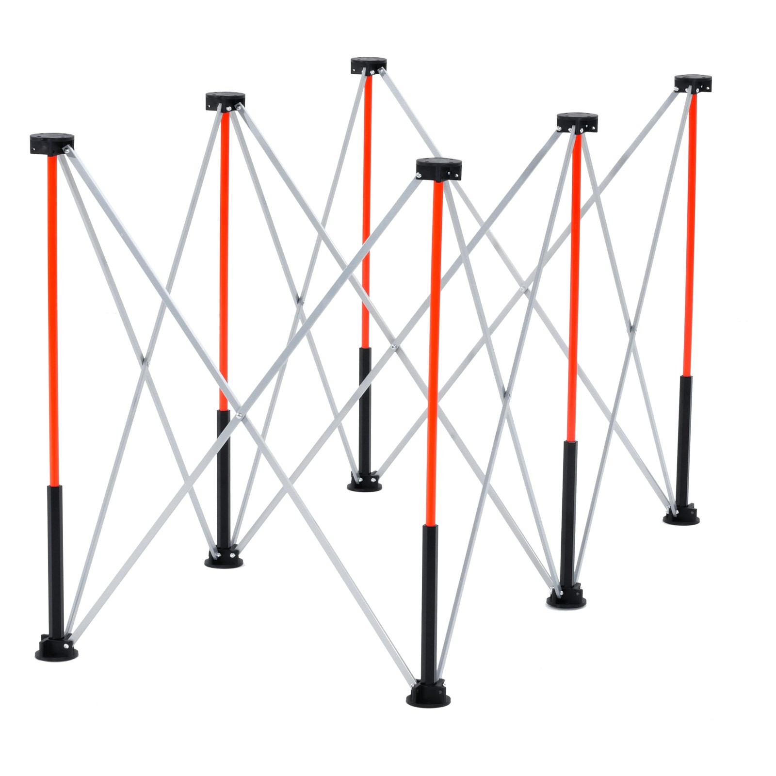 VEVOR Portable Folding Workstand,4.15x2.18 ft Collapsible Workbench,2500 lbs Wei