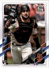 Joey Bart RC 2021 Topps Series 1 #12 San Francisco Giants Baseball Rookie Card