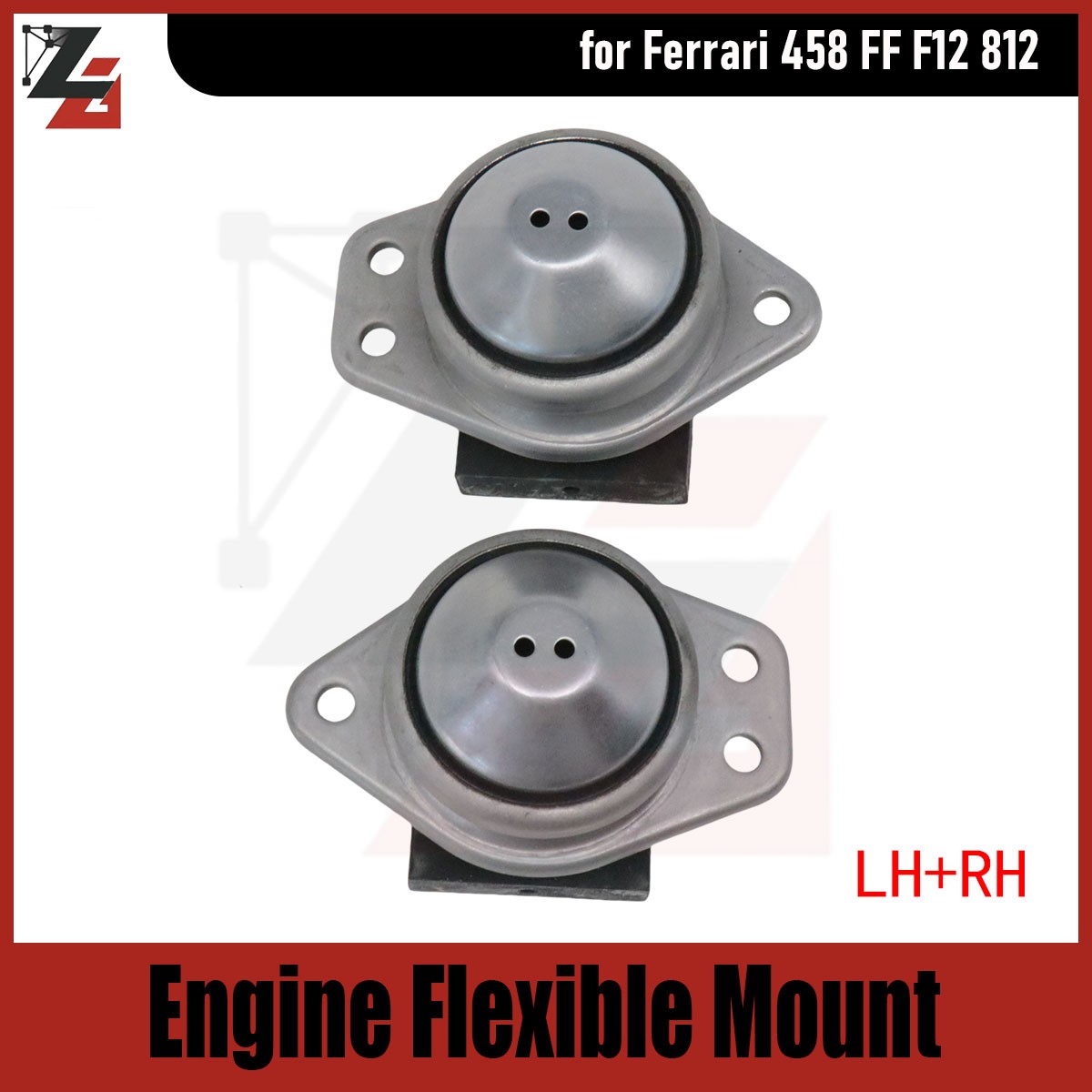 2Pcs engine mounts suitable for Ferrari 458 812 GTC4 FF F12