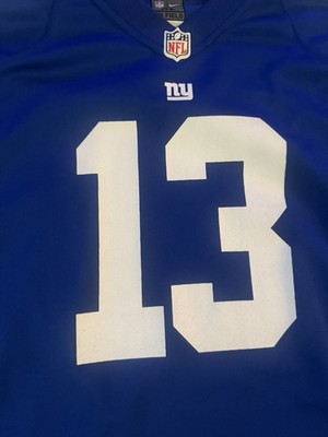 Nike On Field NFL Odell Beckham Jr # 13 NY New York Giants Jersey