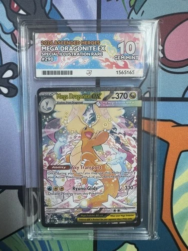 Mega Dragonite EX 290/217 SIR ACE 10 Pokemon Card