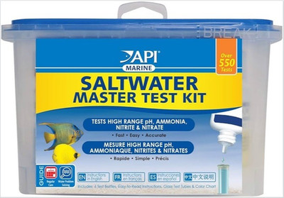 API Marine Saltwater Master Test Kit Aquarium Water Test Kit 550 Tests Wal