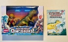 Vtg New 1987 Playskool Definitely Dinosaurs Deinonychus  Box w/ Story Booklet