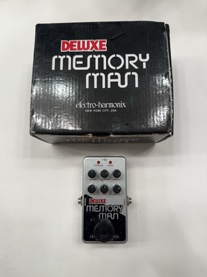 Electro Harmonix Nano Deluxe Memory Man Analog Delay Guitar Effect Pedal + Box