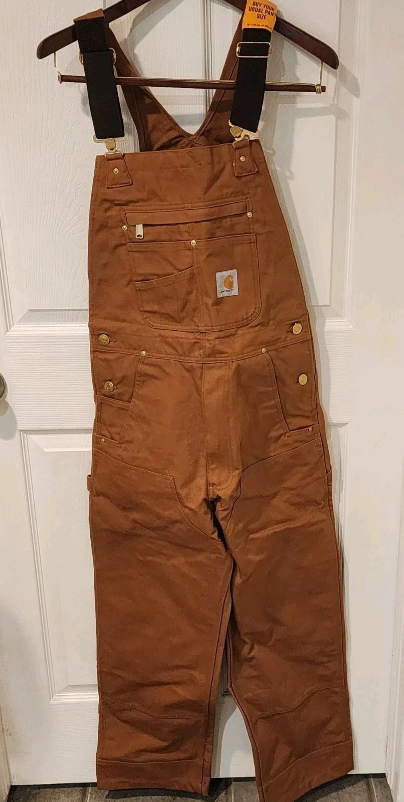 NWT Carhartt Men Duck Bib Overall Relaxed Fit 30x30 100% Cotton Outdoor Workwear
Opens in a new wind