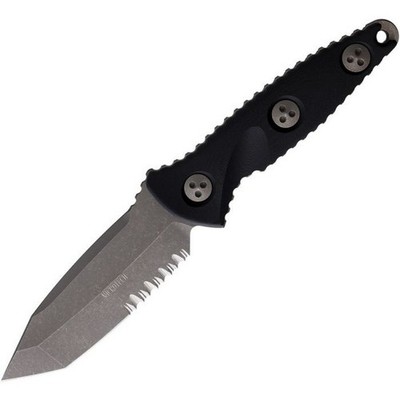 Microtech Socom Alpha Mini Black Fixed Knife M390 Stainless Tanto Blade 114M11AP