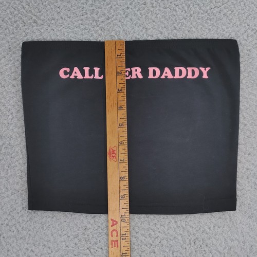 Barstool Sports Tube Top Women Small Black Pink Call Her Daddy Logo Blueprint LA - Picture 7 of 7
