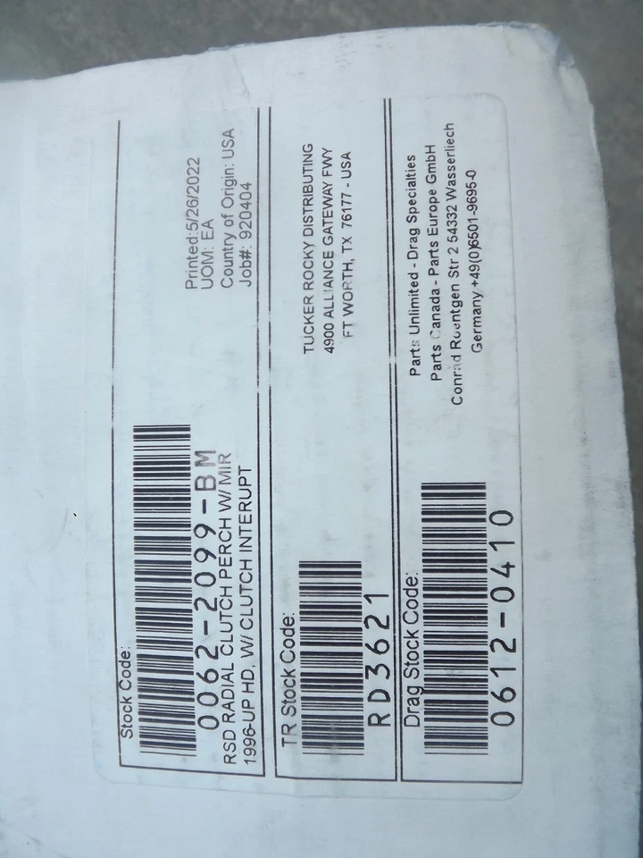 ROLAND SANDS DESIGNS HARLEY EMBRAGUE RADIAL PERCHA CON MONTAJE ESPEJO 0062-2099-BM NUEVO Foto 2 de 2