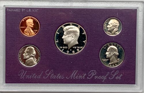 1988 S US MINT PROOF COIN SET