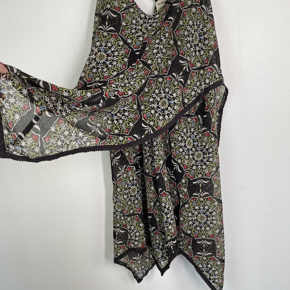 Free People Dress Womens X Small Floral Layered Handkerchief Slip Dress Mini - Image 4 of 4