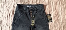 NEW DG2 Diane Gilman Virtual Stretch Pull-On Straight-Leg Jean XXS Black AS IS