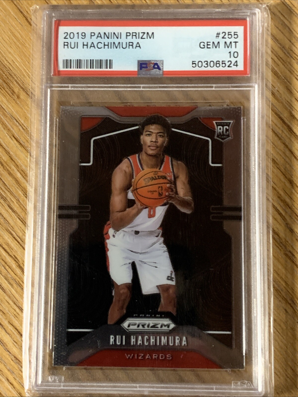 2019 Panini Prizm - Rookie Shooting Pose #255 Rui Hachimura - PSA Gem Mint 10