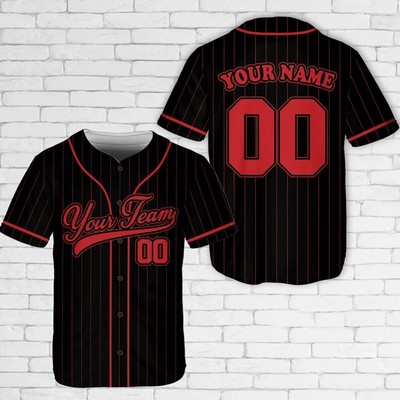 Personalized V2 Team Name And Number Baseball Jersey, Jersey For Fans
