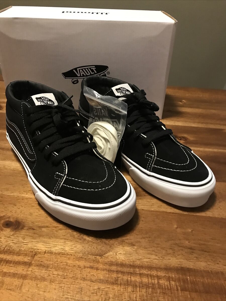 Vans Exclusive JJJJound Sk8-Mid VLT LX Black Size Mens 6.5 Vans Exclusive JJJJound Sk8-Mid VLT LX Black Size Mens 6.5