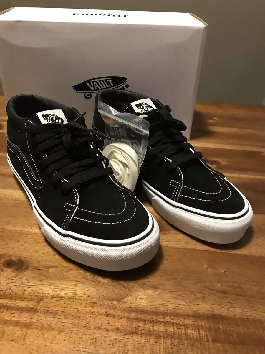 Vans Exclusive JJJJound Sk8-Mid VLT LX Black Size Mens 6.5 Women’s 8 -  DEADSTOCK