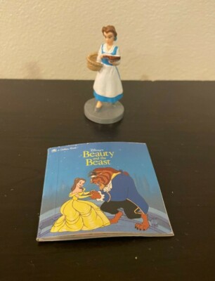 Beauty and the Beast Mini Golden Book And Belle PVC Figure Set Applause