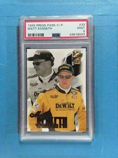 1999 Press Pass VIP #33 MATT KENSETH PSA 9 Racing ~SC01-593