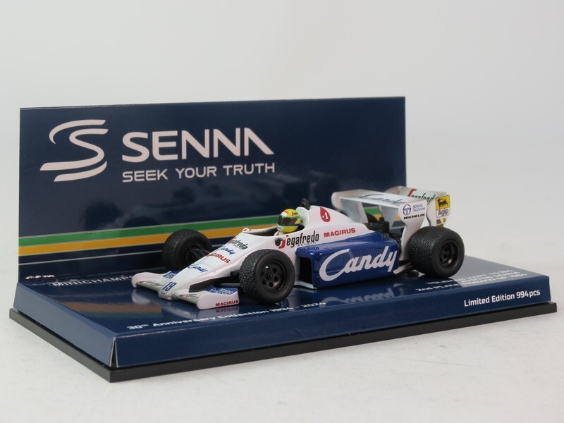 MINICHAMPS 1/43 - TOLEMAN - HART TG184 Dirty Version - 2nd Monaco GP 1984 (A. Senna) - Five Diecast