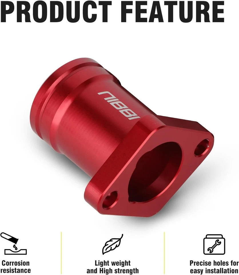 NIBBI Intake Manifold for Predator 196 224 212cc Engine Baja Hemi Axis Coleman - Image 3 of 4