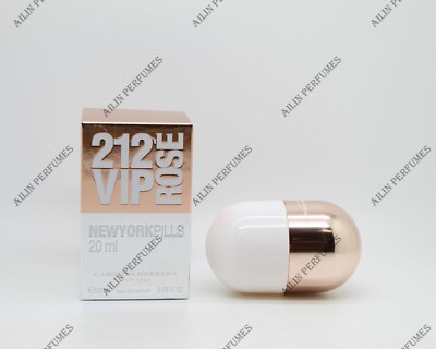 212 Vip Rose NEWYORKPILLS by Carolina Herrera 0.68oz (20ml) EDP spray women