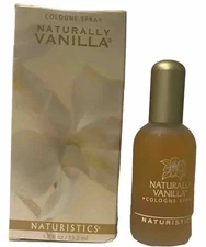 Naturistics  Naturally Vanilla  Cologne Spray 1.8 fl oz / 53.2 ml boxed , Glass 