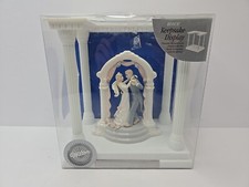 2003 Wilton Wedding Ornament Cake Topper Bride Groom Display Case New