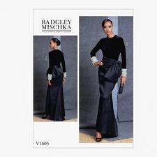 ChicStitch Women's Tailored Blouse & Wrap Skirt Sewing Kit - Sizes 6-14