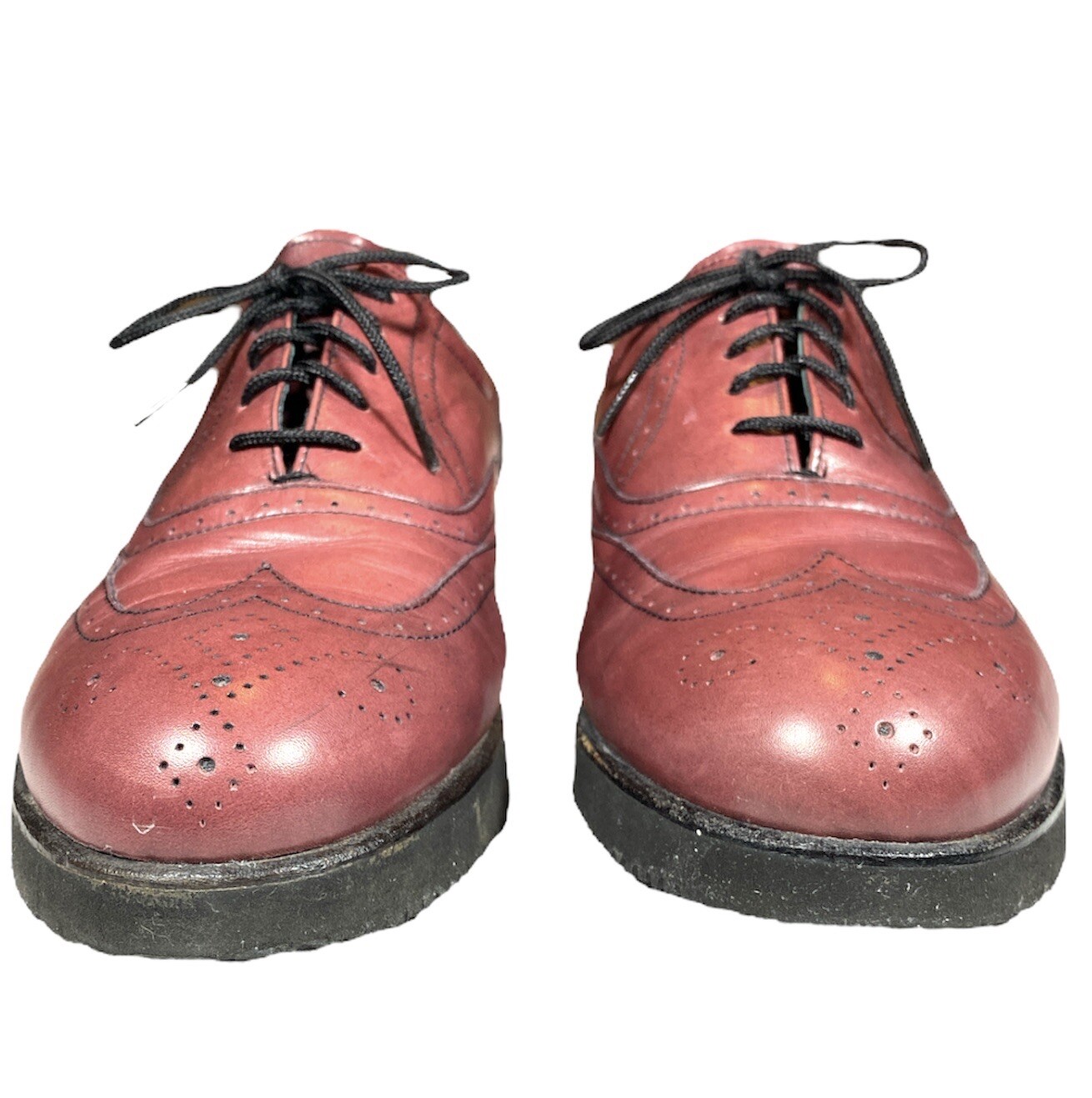Nettleton Leather Oxford Shoes Vibram Sole Reddish Brown Lace Up Size 9 1/2 D Buy/Sell/Trade 07/20/24 : r/goodyearwelt main image 4