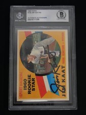 1960 Topps #136 Jim Kaat HAND SIGNED BAS AUTHENTIC AUTO