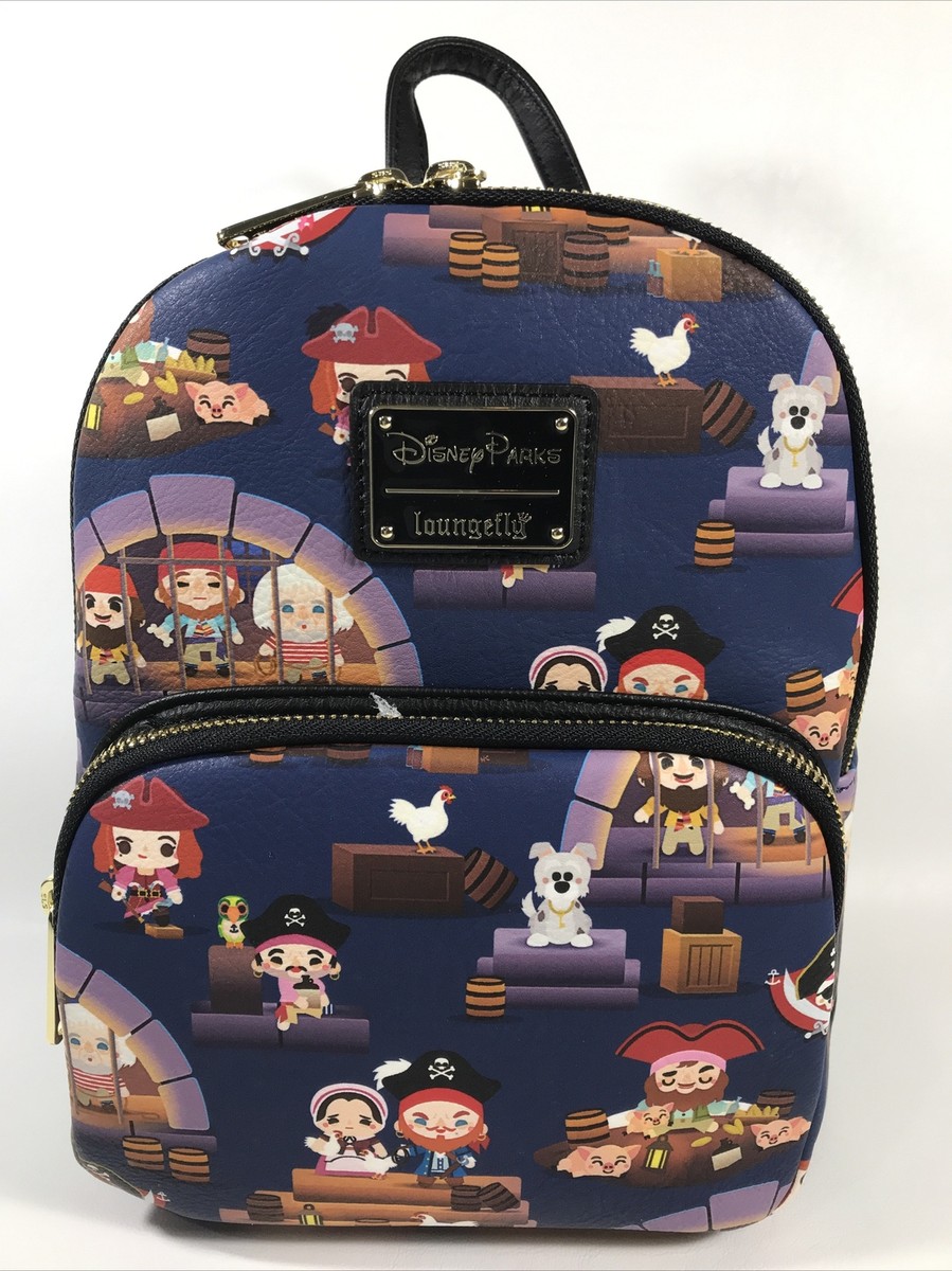 【新品】Disney PARKS Loungefly リュック　レア　限定品 New! Loungefly Disney Parks Pirates Of The Caribbean Mini