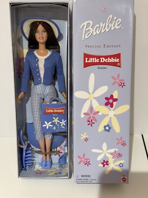 2001 Mattel Little Debbie Snacks Barbie Doll Special Edition NRFB 11''