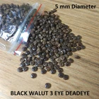 Black Walnut 4/5/6/7/8MM 3 eyes Deadeye Wooden Ship Model Kit Fittings-20 Pcs