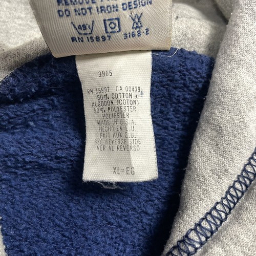 VTG Dallas Cowboys Hoodie Mens XL Blue Sweatshirt BIG LOGO Football MADE IN USA - Picture 7 of 14