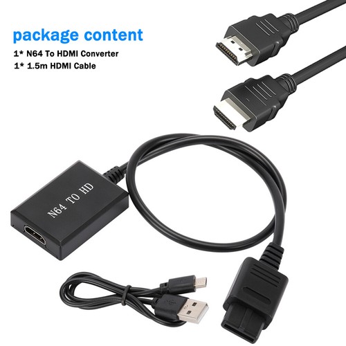 N64 To HDMI Converter 1080P Cable Adapter For Nintendo Gamecube Super NES/SNES - Picture 11 of 11