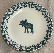 Tienshan Folk Craft Moose Country Salad/Dessert Plate