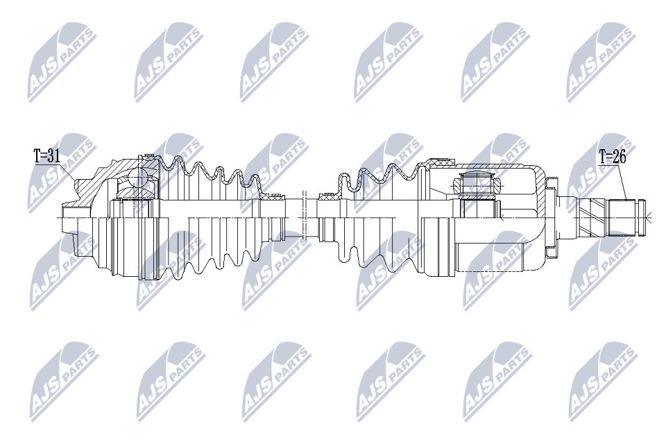 Fits NTY NPW-BM-133 DRIVESHAFT - Image 12
