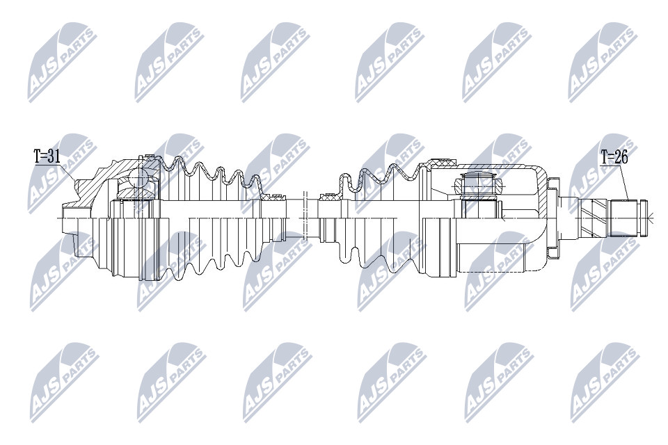 Fits NTY NPW-BM-133 DRIVESHAFT - Image 12