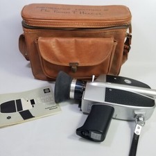 Vtg Bauer C2 Super Movie Camera For Parts Germany Hinson Case USA Manual