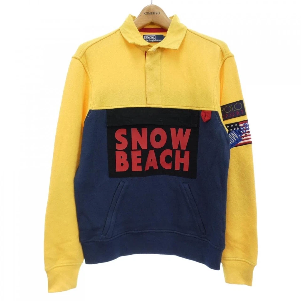 Polo Ralph Lauren Nieve Playa Polar Rugby Camisa Chaqueta Anorak Para Hombres Talla S Foto 4 de 4