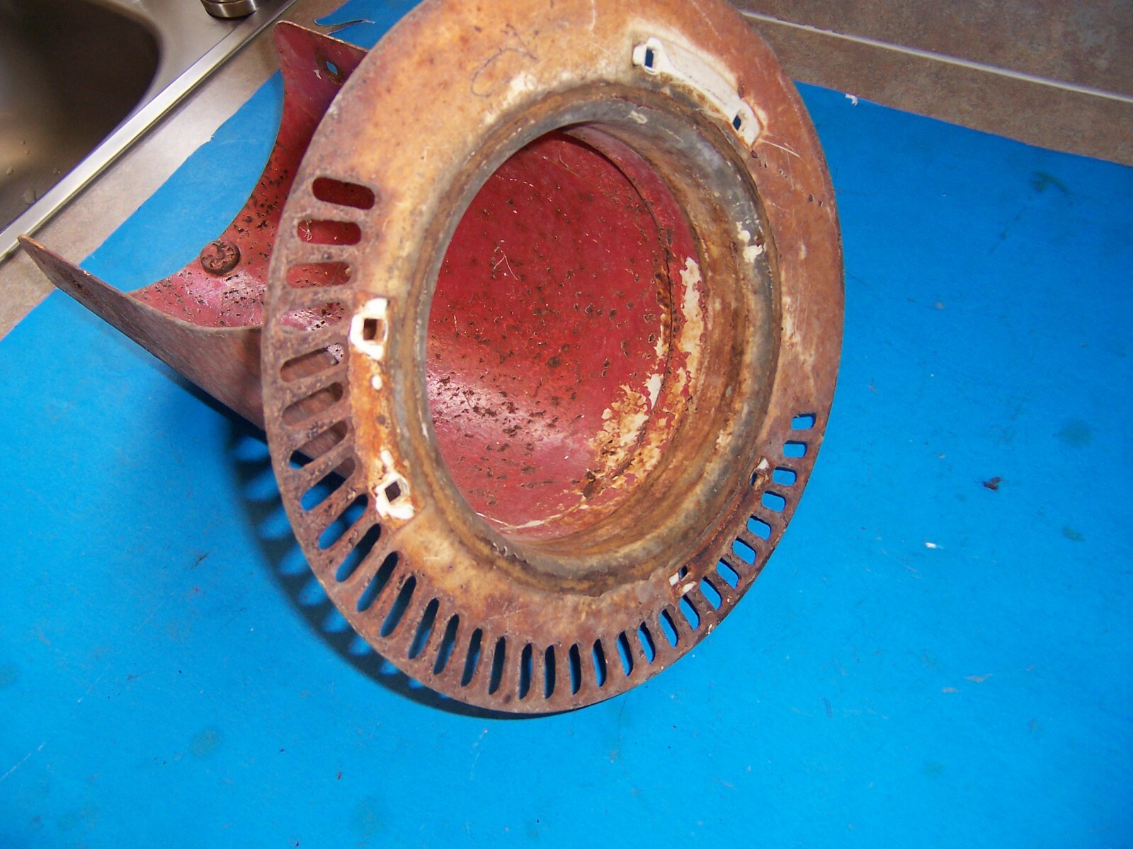 CUB CADET SNOW BLOWER DEFLECTOR BASE QA36 QA42 (NO RUST HOLES) eBay