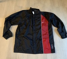 Nike Windbreaker Mens Extra Large Black And Red Windrunner Walking Running