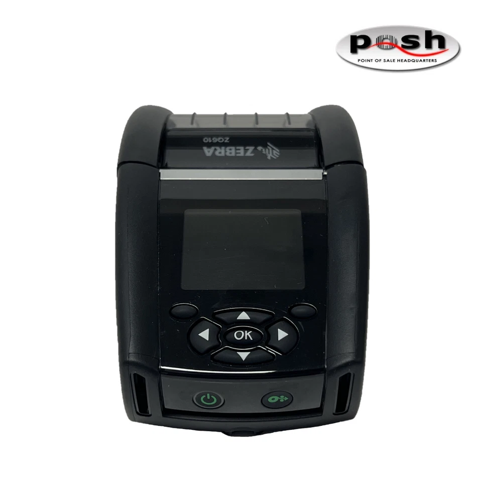 Zebra ZQ610 Barcode Label Printer: ZQ61-AUFA000-00 w/ Battery and Belt clip - Image 2 of 4