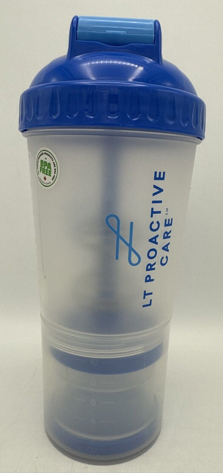 LT Proactive Care Blender Shaker Bottle Includes Interlocking Jars ProStak 22 oz