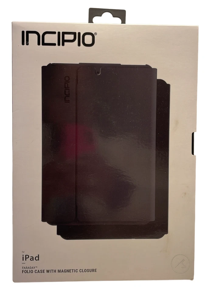 Incipio Faraday Folio Case with Magnetic Closure for iPad, Black - Image 2 of 4