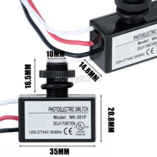 NK-301F Outdoor Security Photo Electric Resistor Light Sensor Control Switch