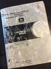 John Deere 790D 790D-LC 892D-LC Excavator Test Manual cover with black text and yellow border on aged beige paper.