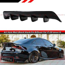 For 2017-2020 Lexus Is300 Is350 F Sport Art Style Shark Fin Rear Bumper Diffuser