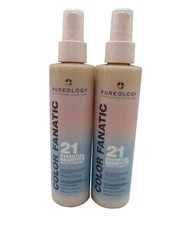Lot/2 Pureology Color Fanatic 21 Essential Benefits ~ 6.7 oz x 2